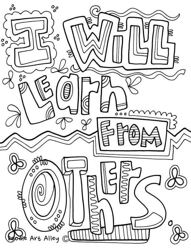 Growth mindset coloring pages from classroom doodles teaching growth mindset quote coloring pages growth mindset