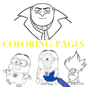 Minion coloring page