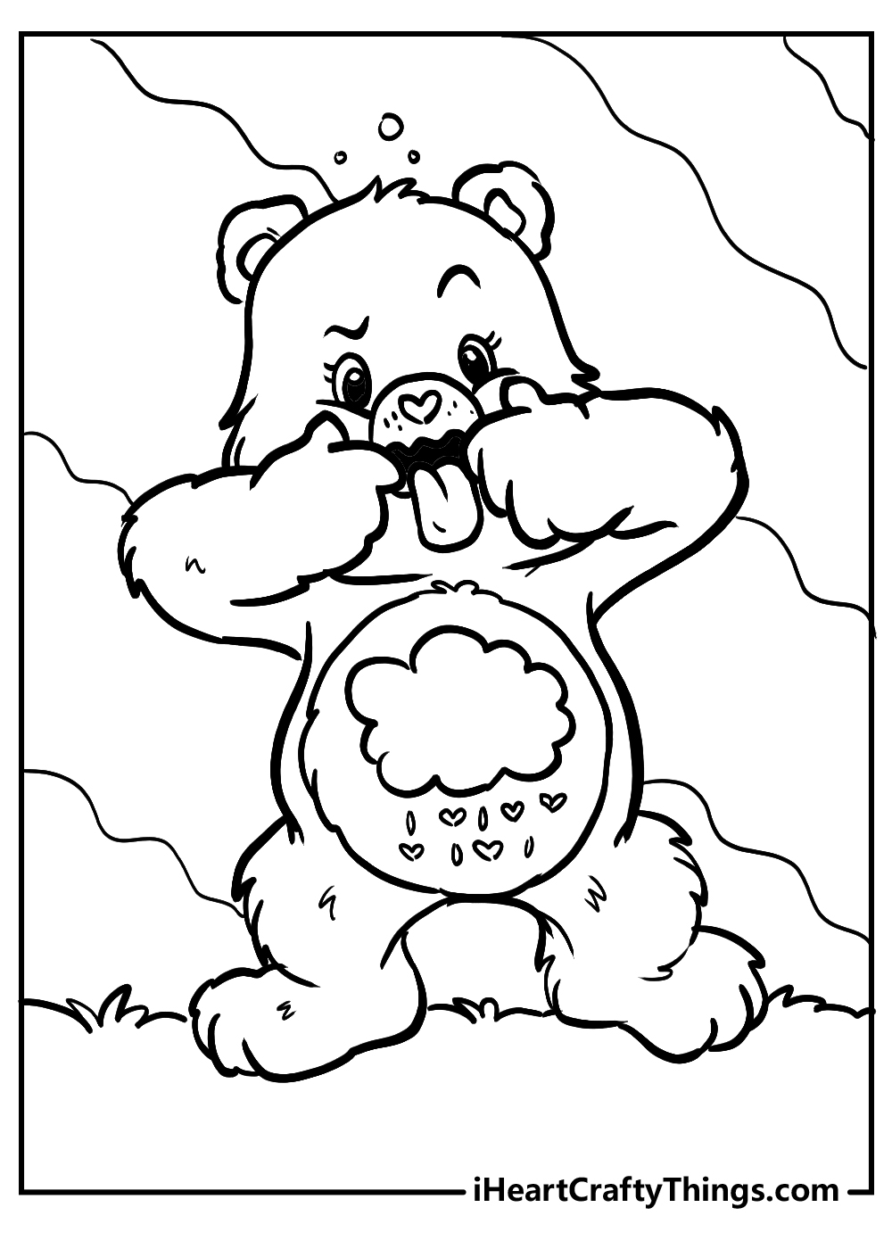 Care bears coloring pages