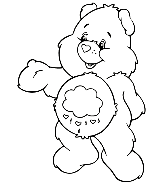 Care bears coloring pages printable for free download