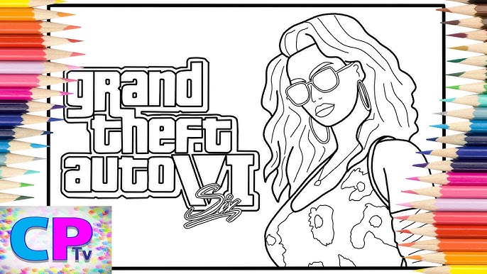 Gta vi coloring pagesgrand theft auto predictionselektronomia rud