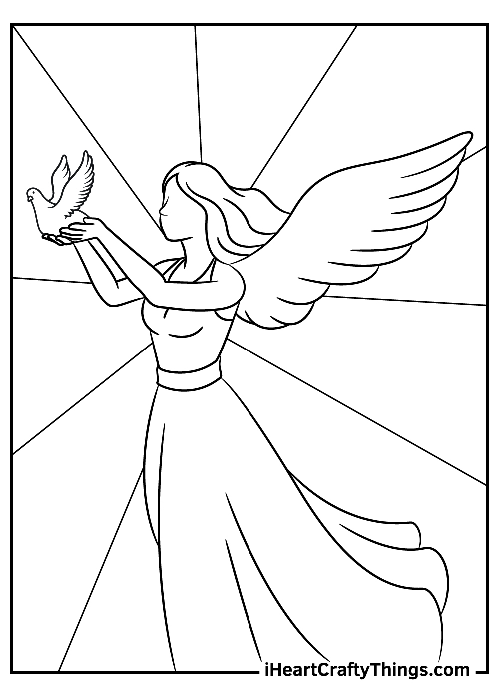 Angels coloring pages updated