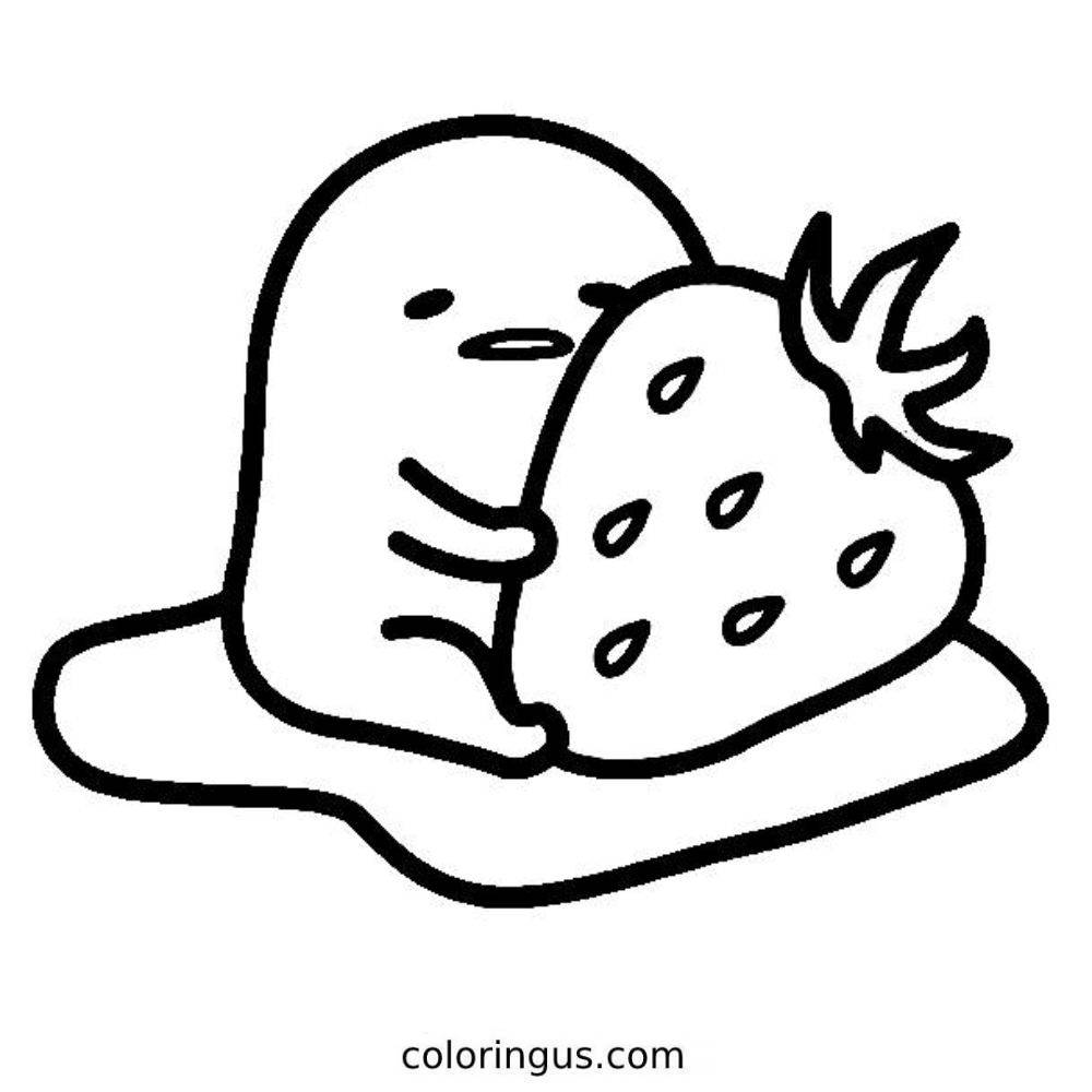 Gudetama coloring pages