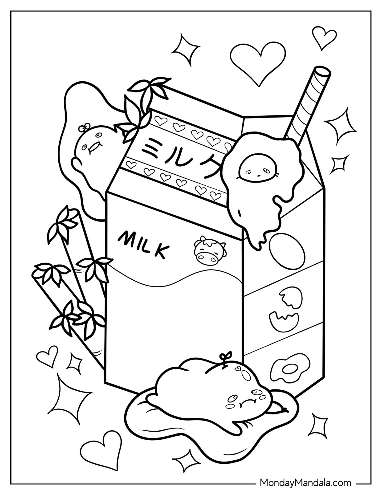 Gudetama coloring pages free pdf printables