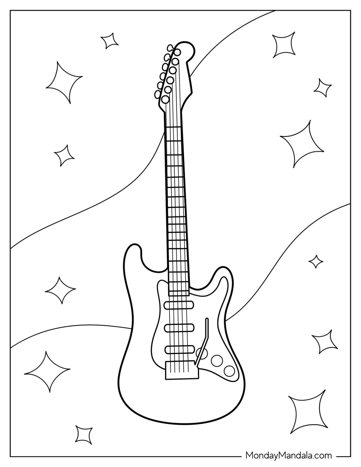 Music coloring pages free pdf printables