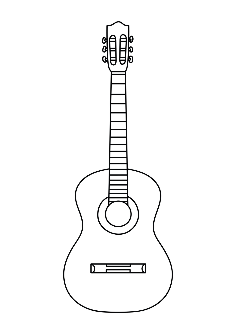 Guitar template â the quirky quillers