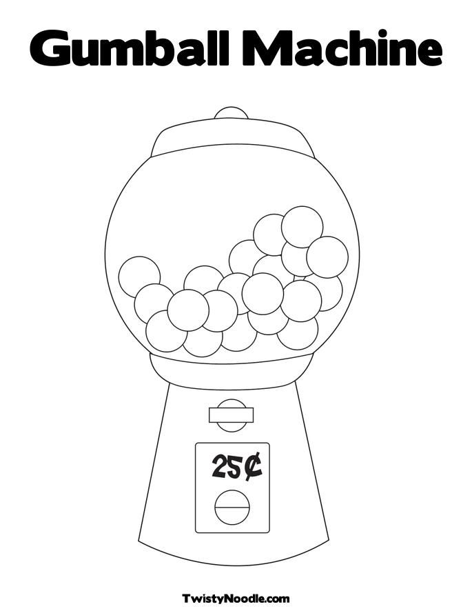 Better gum ball machine gumball machine gumball coloring pages