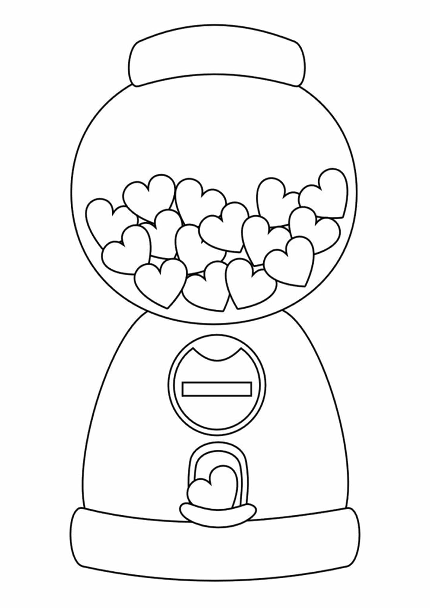 Free easy to print cute coloring pages