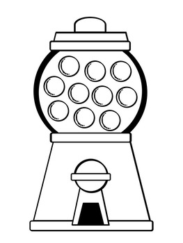 Gumball machine coloring pages freebie by pink at heart tpt