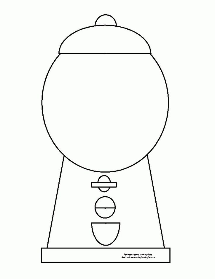 Pencil coloring page gumball machine coloring page gumball clipart black and white pencil