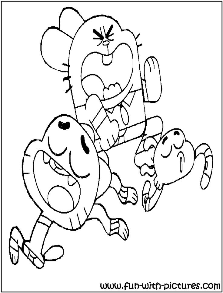 Amazing world of gumball coloring pages sketch coloring page the amazing world of gumball world of gumball coloring pages