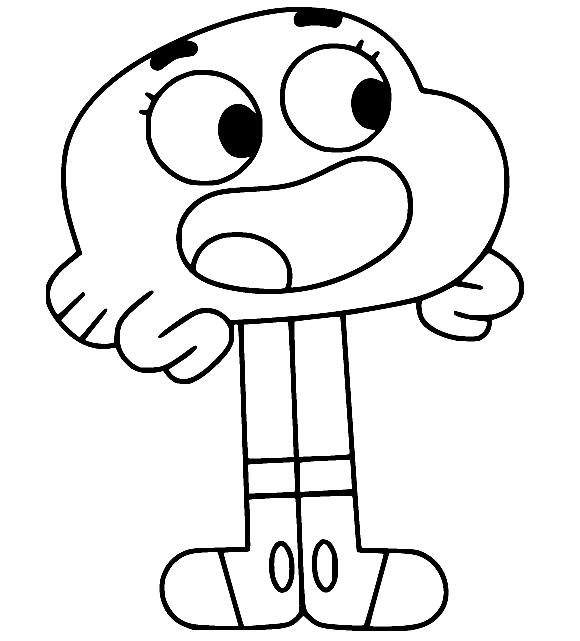 The amazing world of gumball coloring pages printable for free download