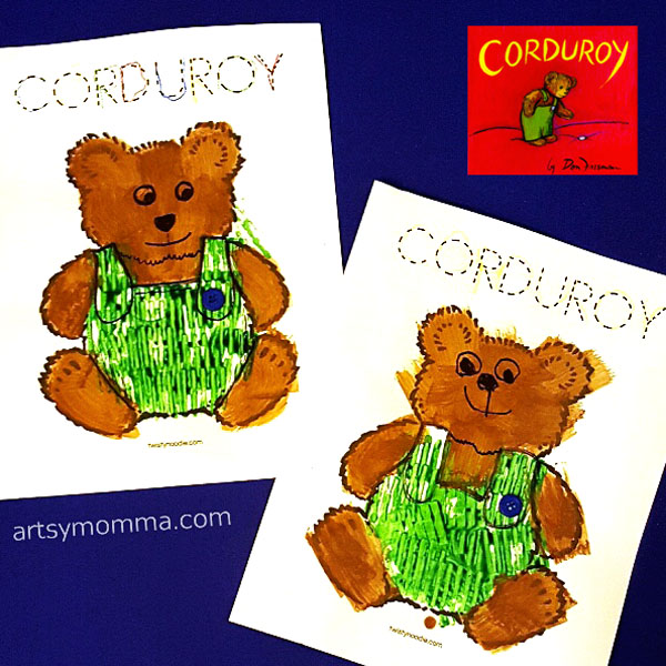 Corduroy crafts and activities