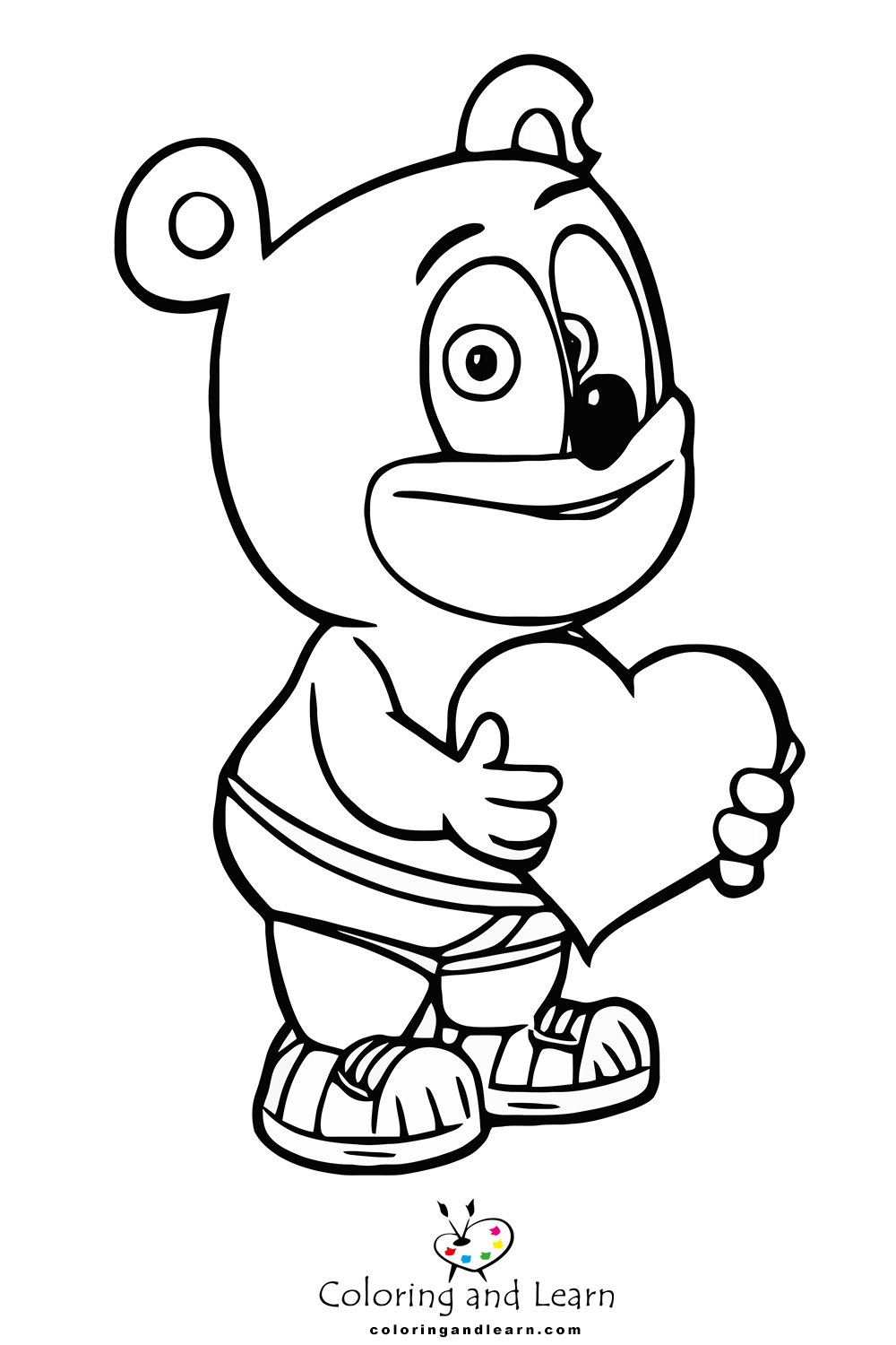 Gummy bear coloring pages rcoloringpages