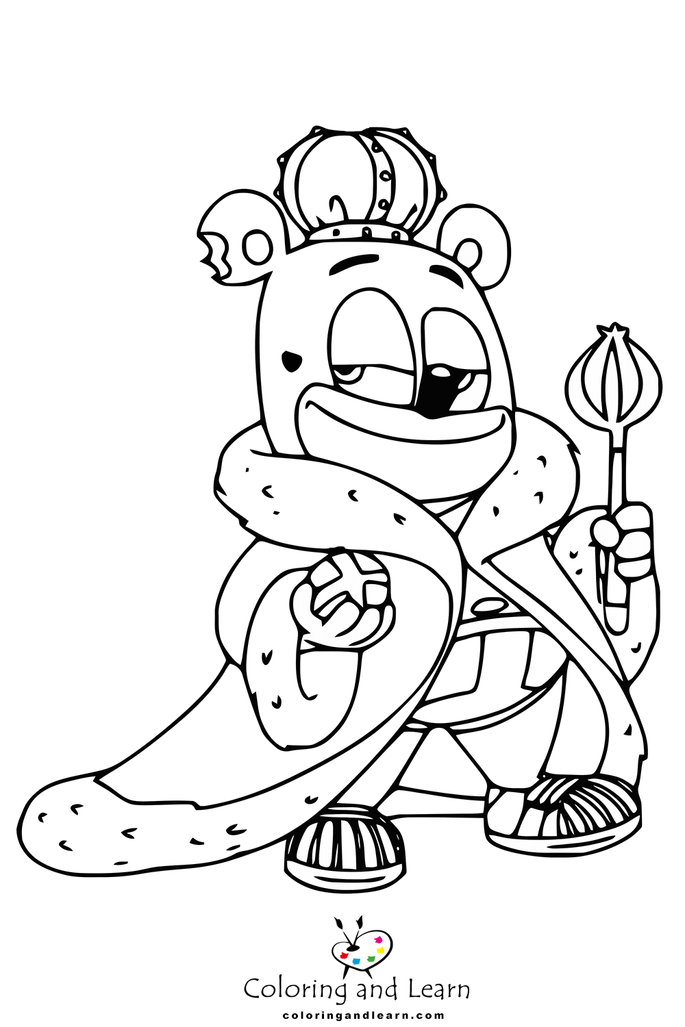 Gummy bear coloring pages