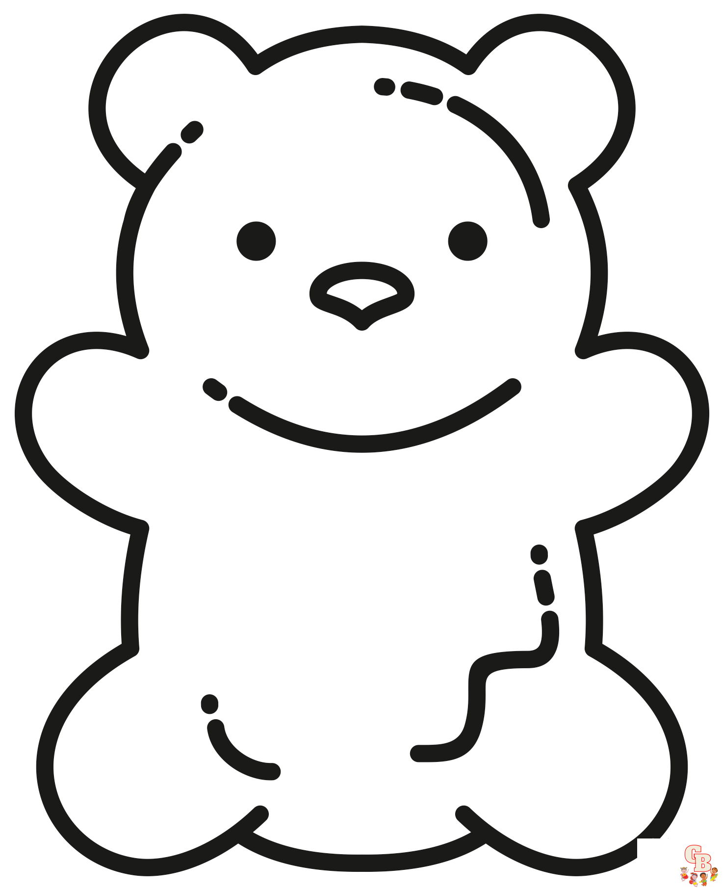 Gummy bear coloring pages