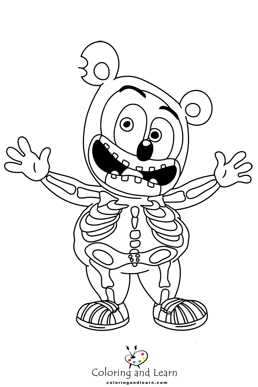 Gummy bear coloring pages