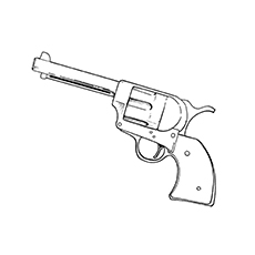 Gun coloring pages for the little adventurer in your house