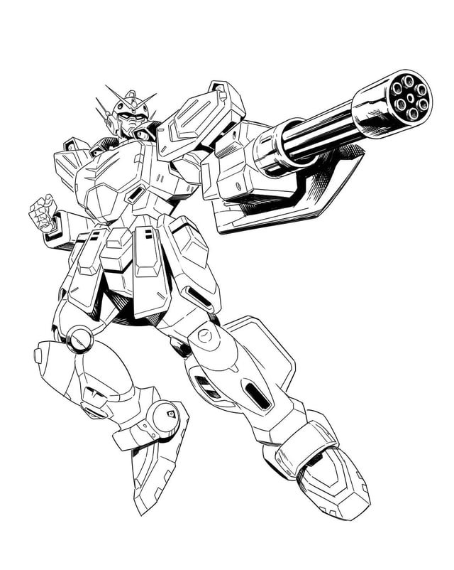 Oc new appointment with my fanarts of the mobile suits from gundam wing heres my take on heavyarms hope you like it rgundam