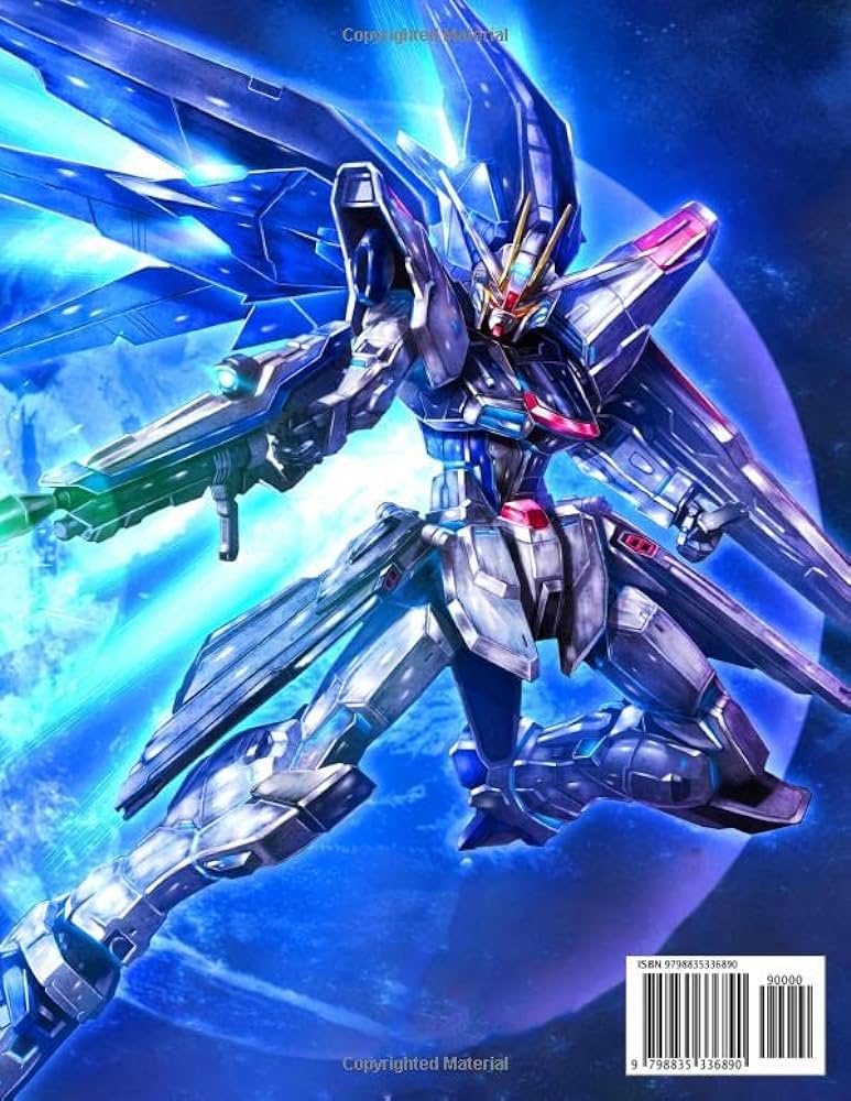 Gundam coloring book relaxation special beautiful colouring pages for sess relief books adult and kid brecht roman kitap