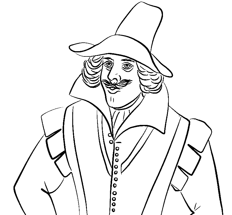 Guy fawkes night coloring pages printable for free download