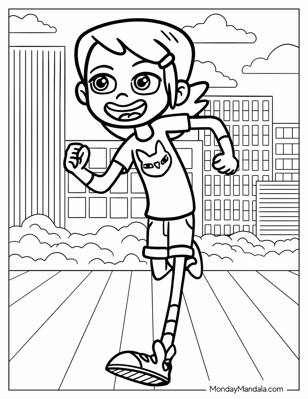 Ben coloring pages free pdf printables