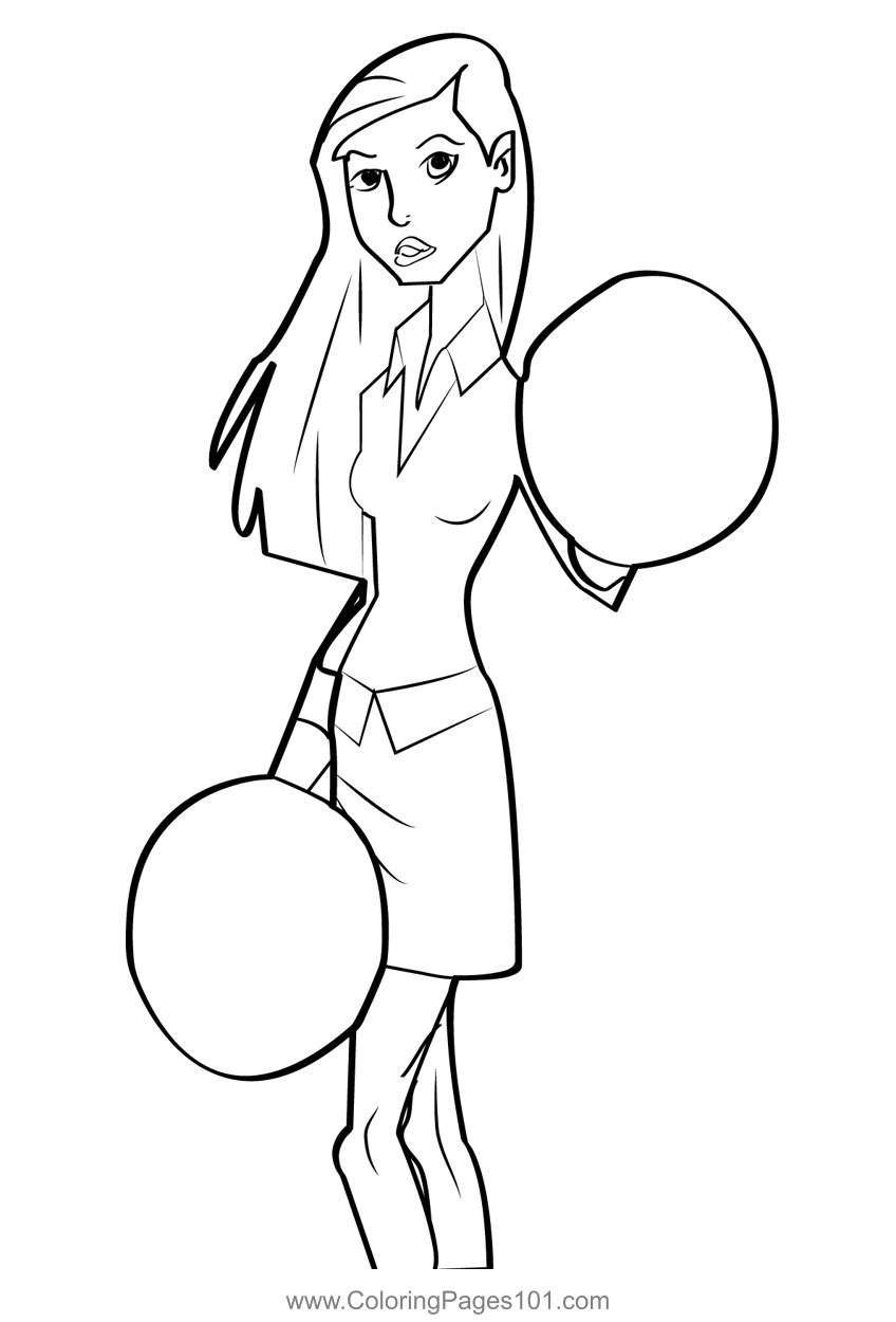 Gwen coloring page for kids