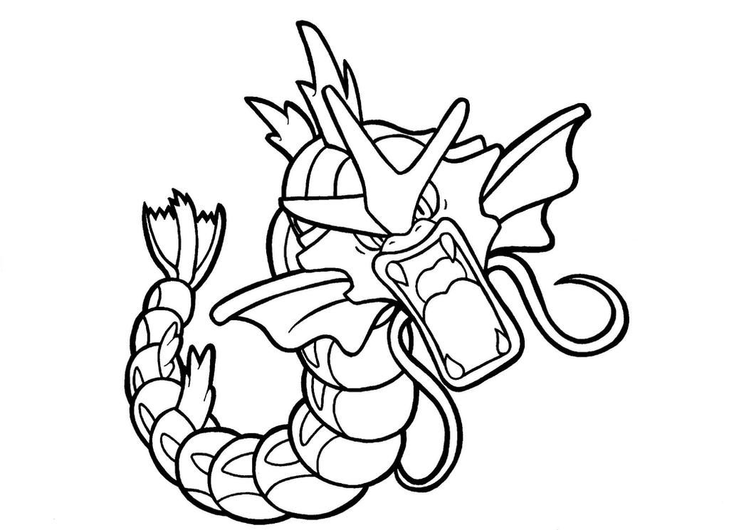 Gyarados coloring pages pdf