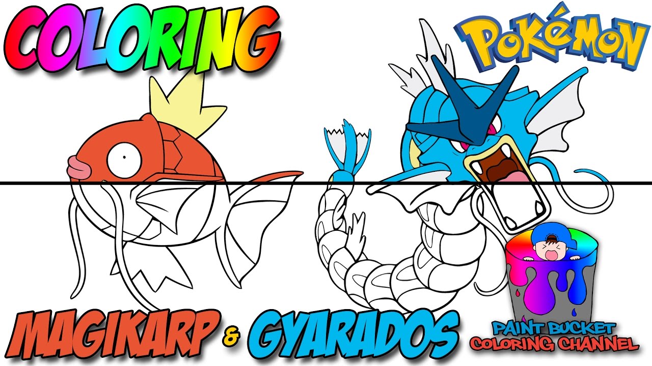 How to color magikarp and gyarados