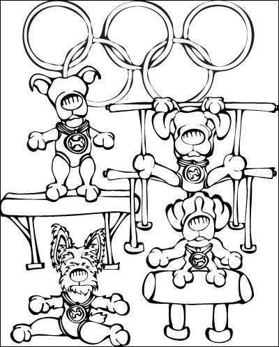 Gymnastics coloring pages coloring pages sports coloring pages free coloring pages