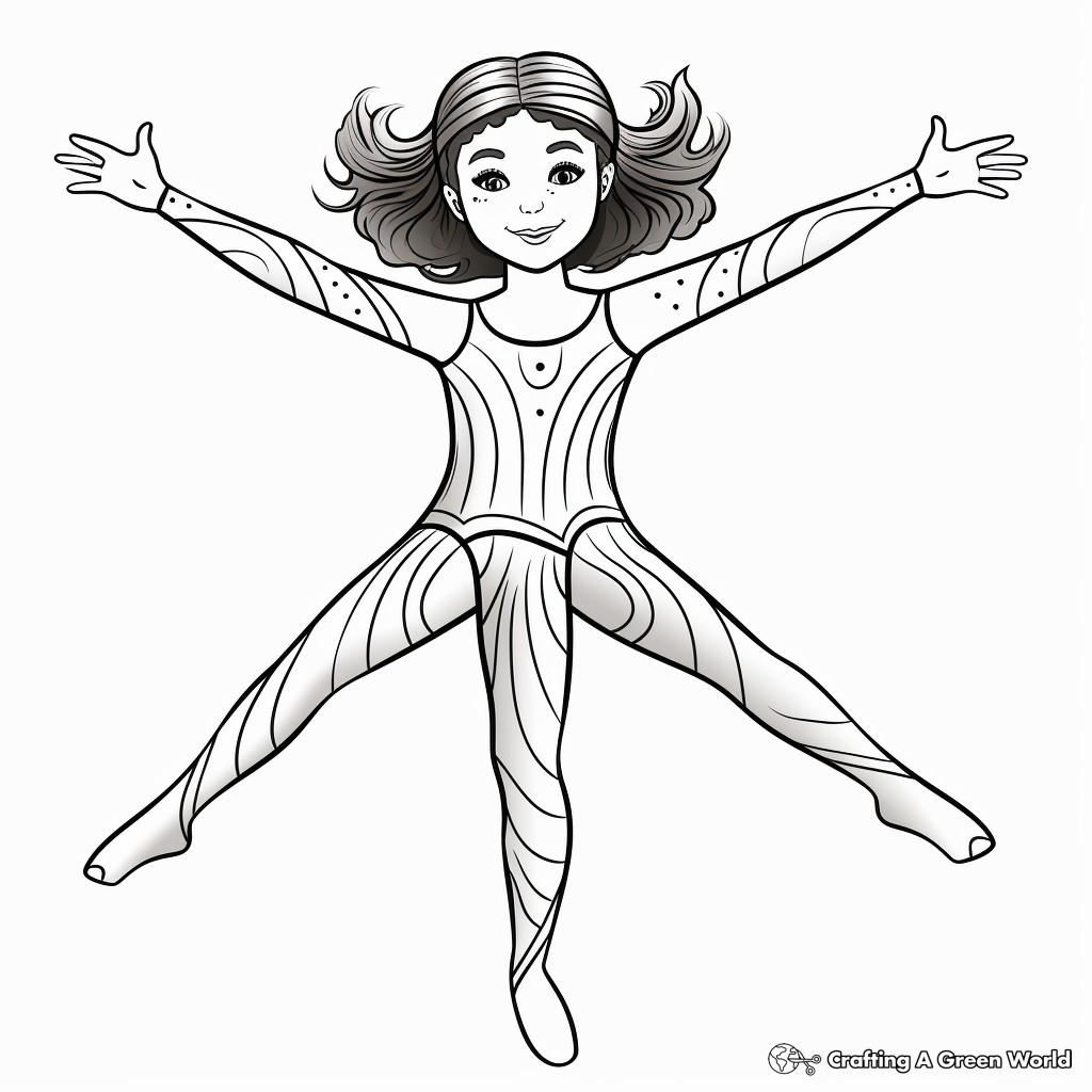 Leotard coloring pages