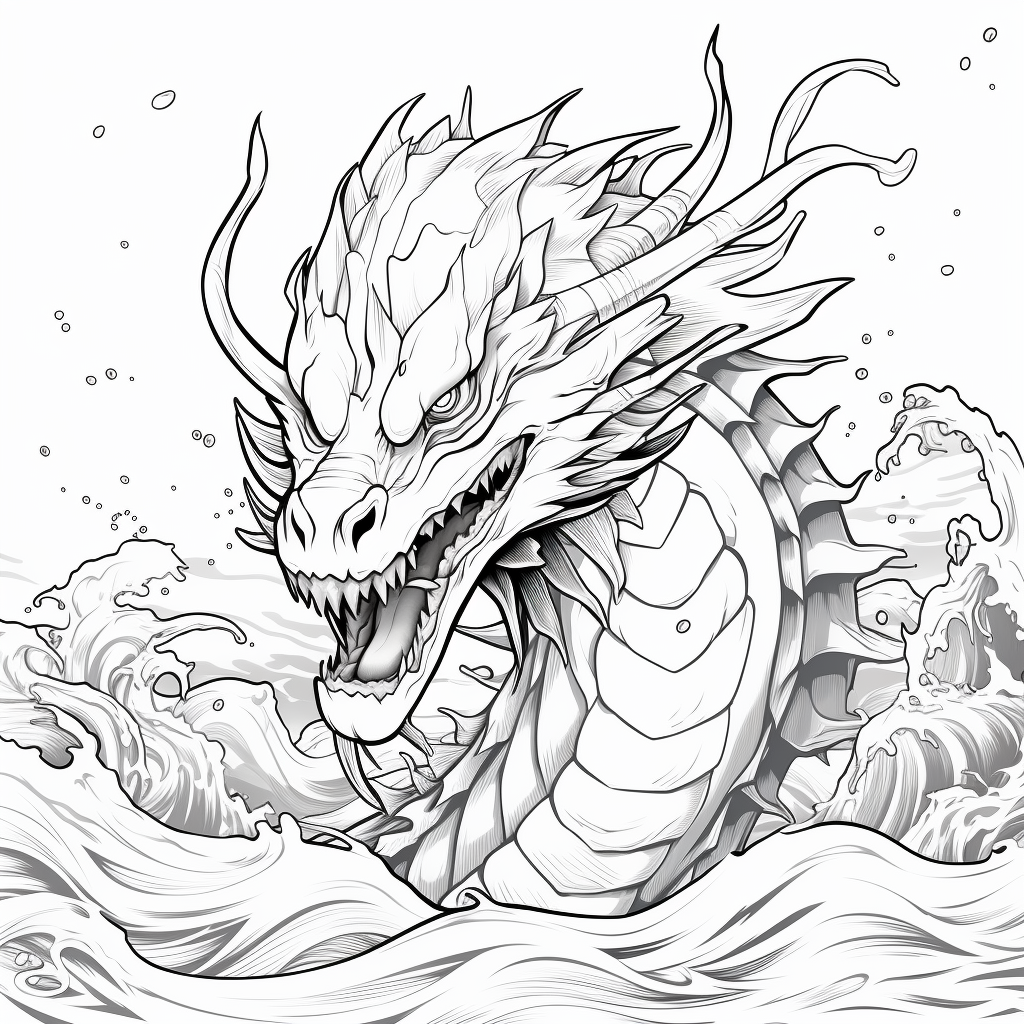 Gyarados coloring pages