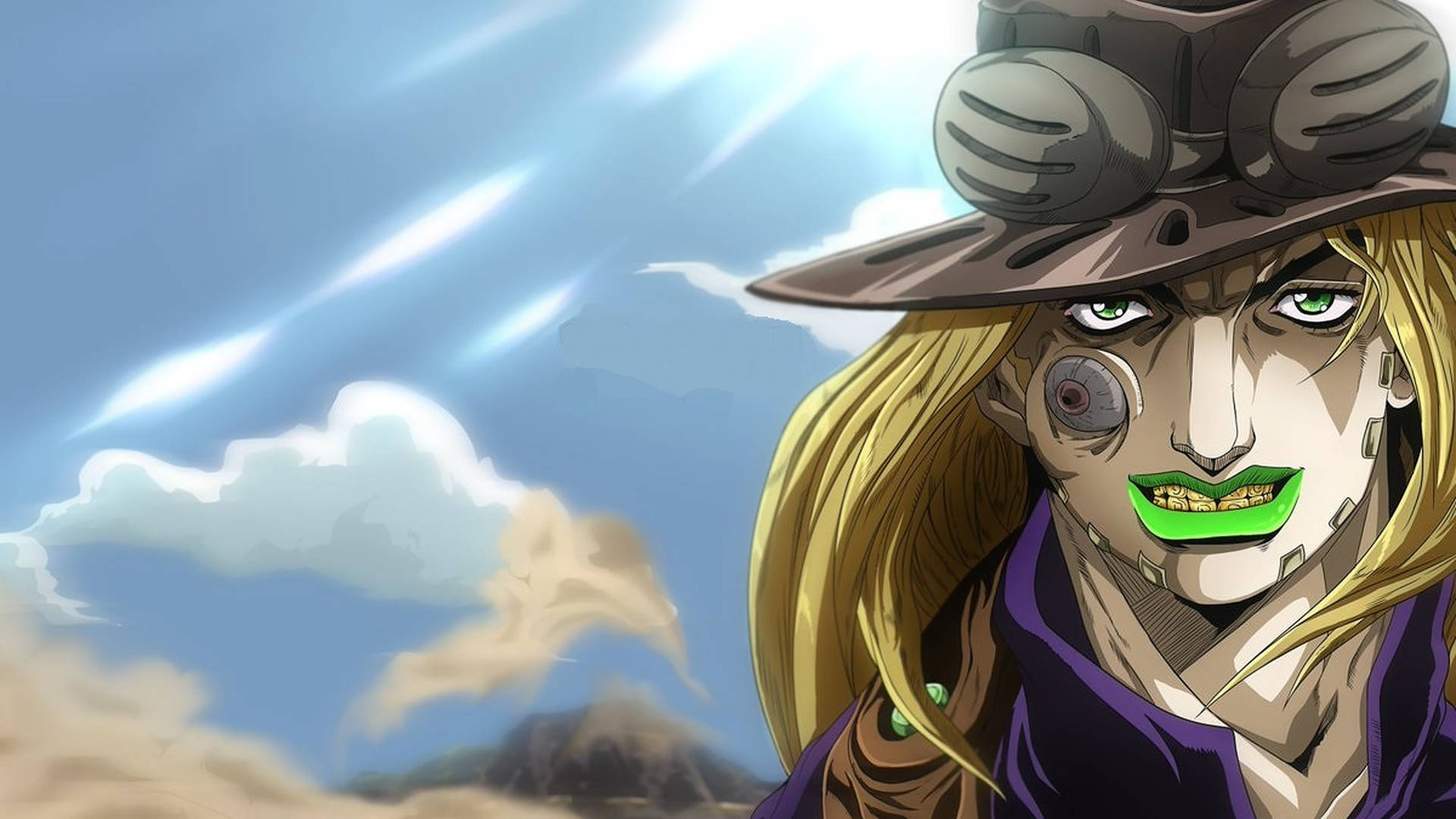 Download fierce gyro zeppeli shot wallpaper