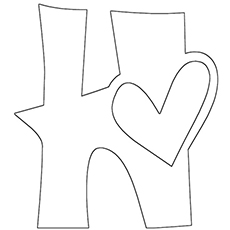 Top free printable letter h coloring pages online