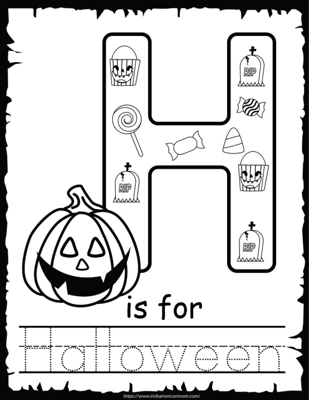 Halloween activity sheets for at home fun