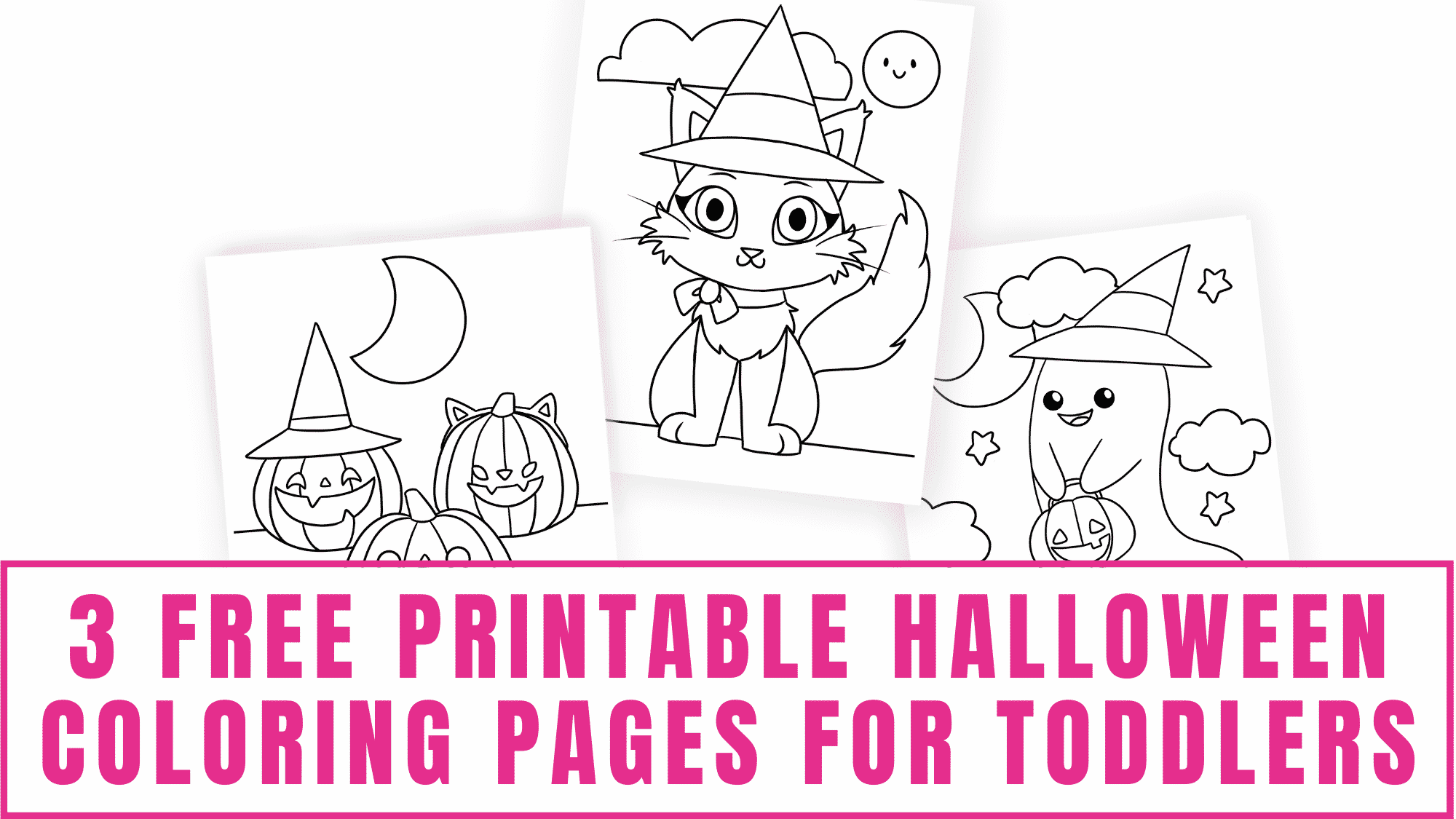 Printable halloween coloring pages for toddlers