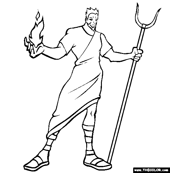 Greek mythology online coloring pages