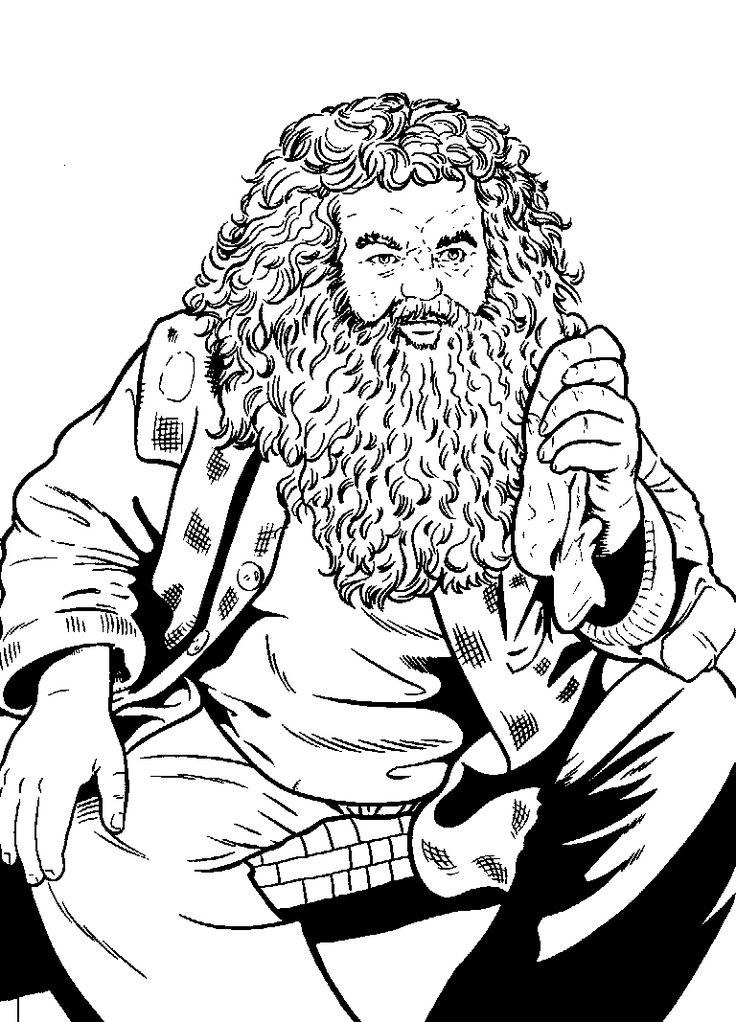 Hagrid harry potter coloring pages harry potter coloring book harry potter colors