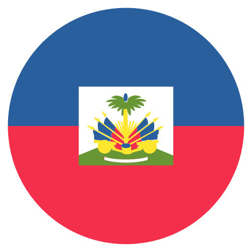 Emoji one wall icon haiti flag