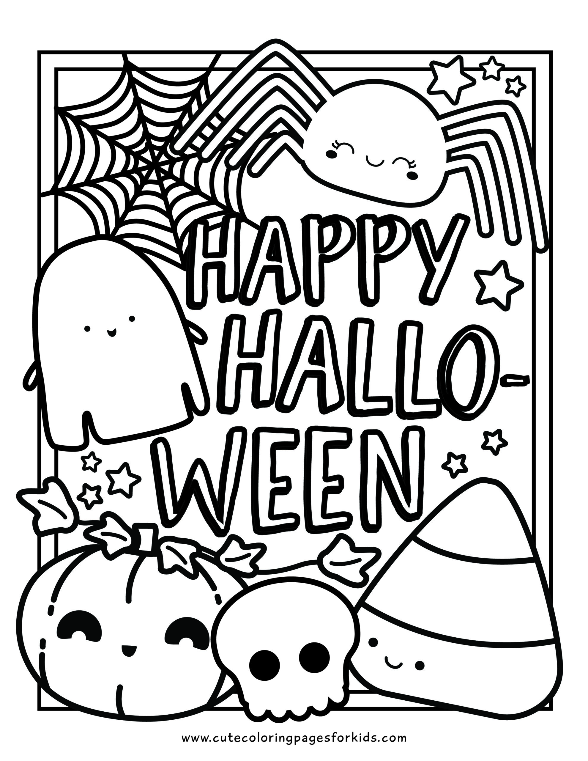 Printable halloween coloring pages download all pdfs