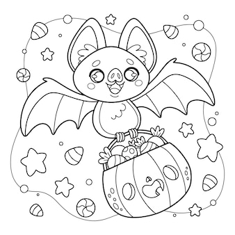 Halloween animals coloring book images