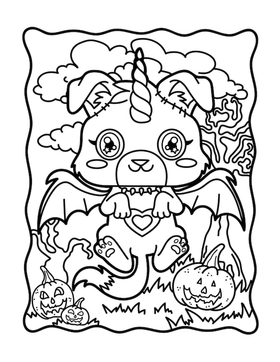 Halloween coloring pages for kids halloween cats collection