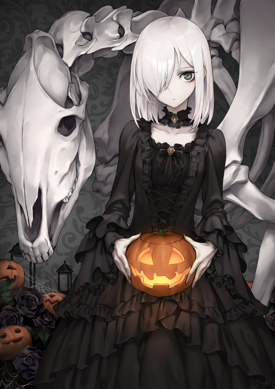 Aesthetic anime halloween wallpapers