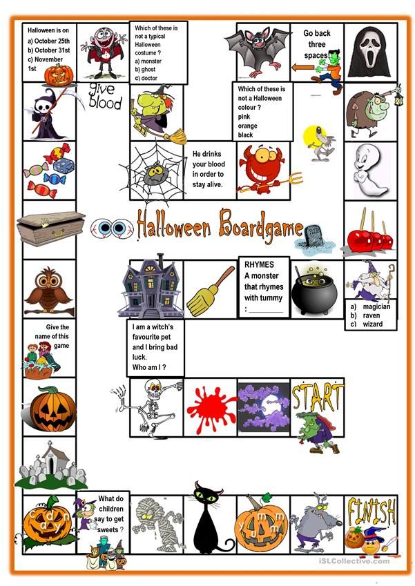 Halloween boardgame