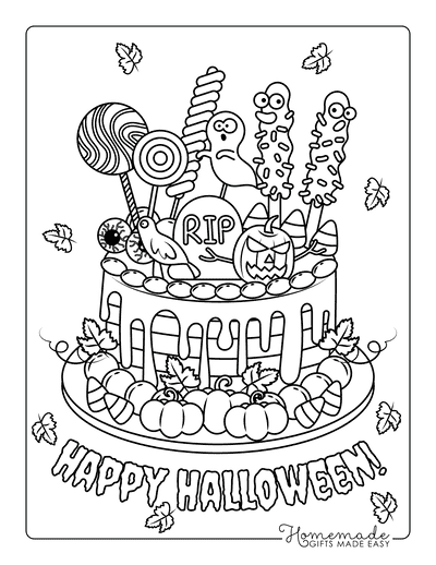 Free printable halloween coloring pages