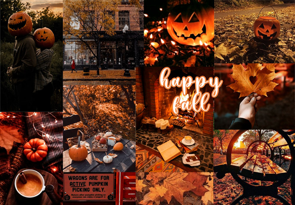 Download Free Halloween Collage Desktop Wallpapers