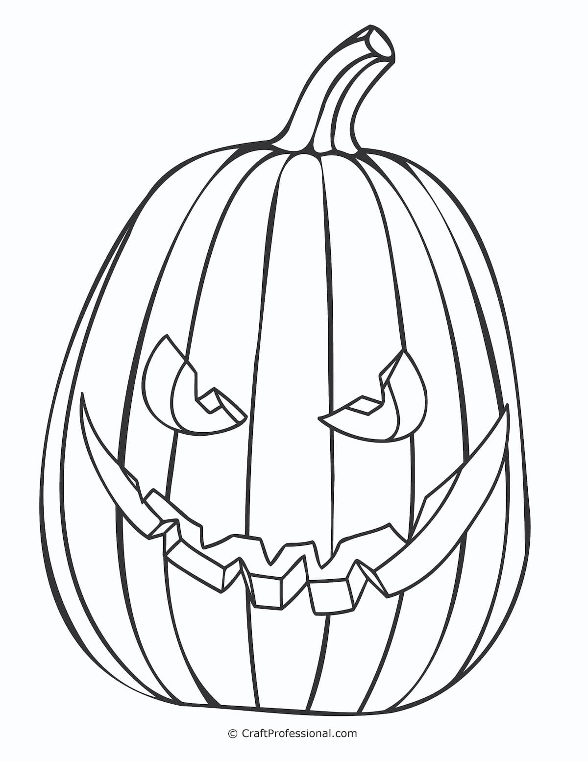 Pumpkin coloring pages