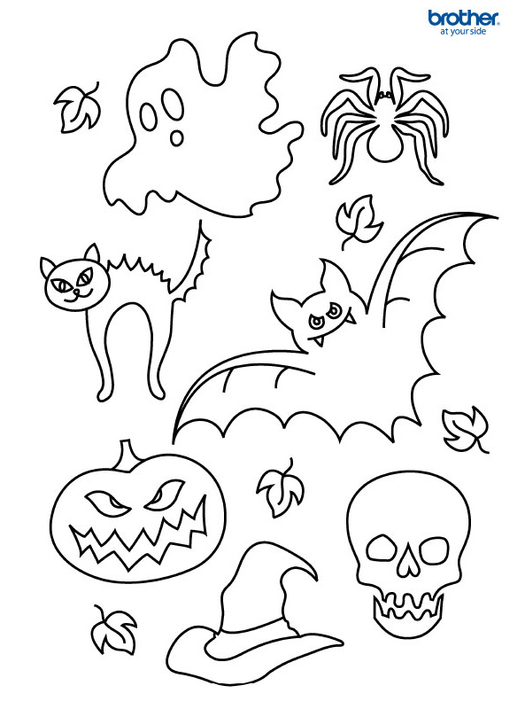 Free printable halloween coloring creative center