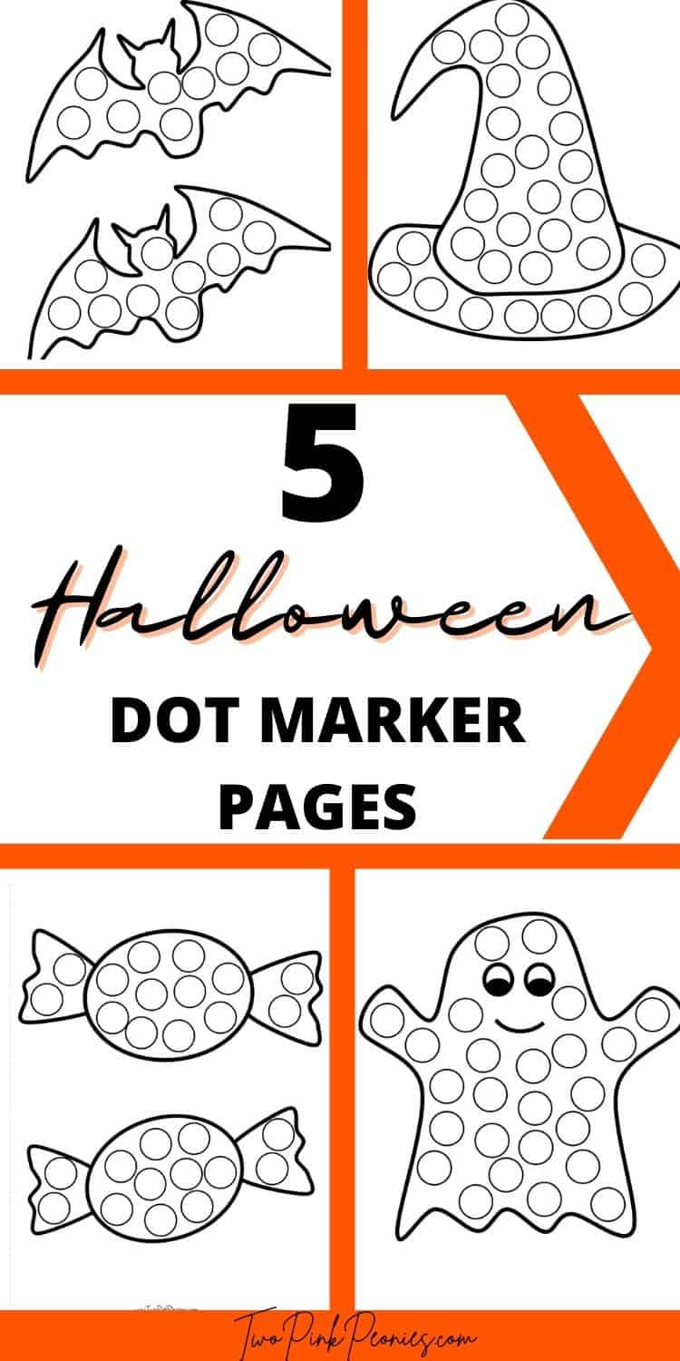 Halloween dot marker printables totally free with instant download