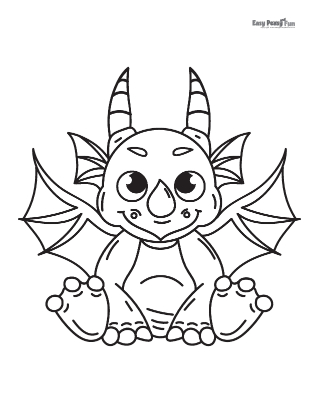 Dragon coloring pages